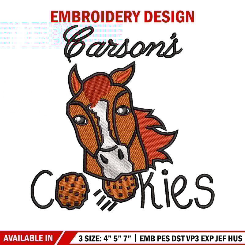 Cookies horse embroidery design, Cookies embroidery, Embroidery file, Embroidery shirt, Emb design, Digital download.jpg