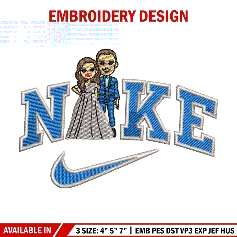 Couple x nike embroidery design, Couple embroidery, Nike design, Embroidery shirt, Embroidery file, Digital download.jpg