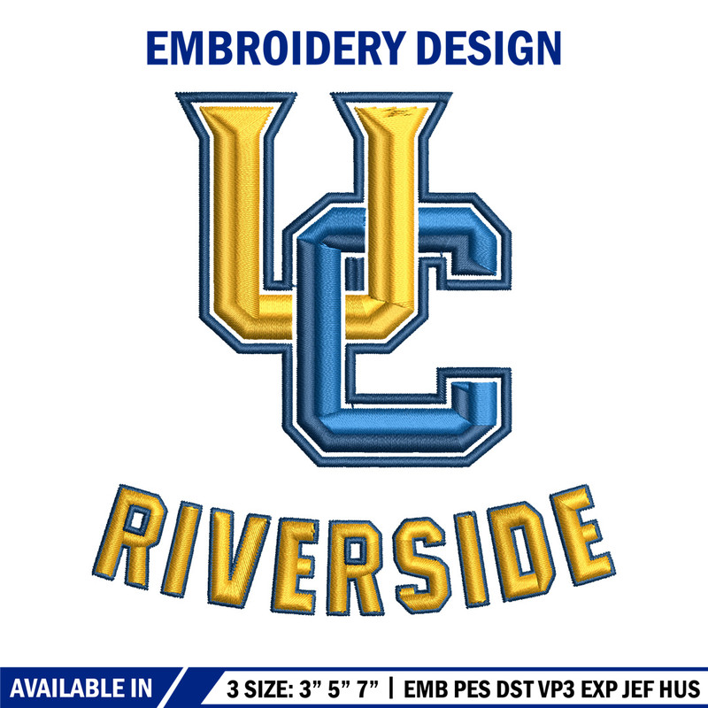 California Riverside Highlanders embroidery design, logo embroidery, logo Sport, Sport embroidery, NCAA embroidery..jpg