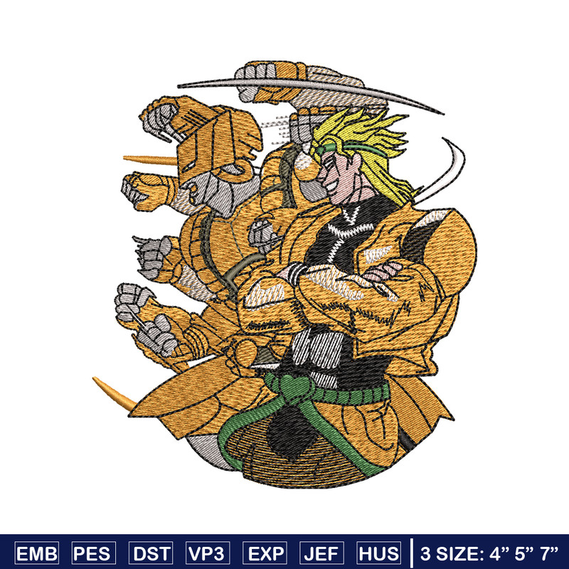 Jojo bizarre embroidery design, Jojo bizarre embroidery, Anime design, Embroidery file, Anime shirt, Instant download..jpg