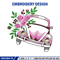 Car flower embroidery design, Car embroidery, Embroidery file, Embroidery shirt, Emb design, Digital download.jpg
