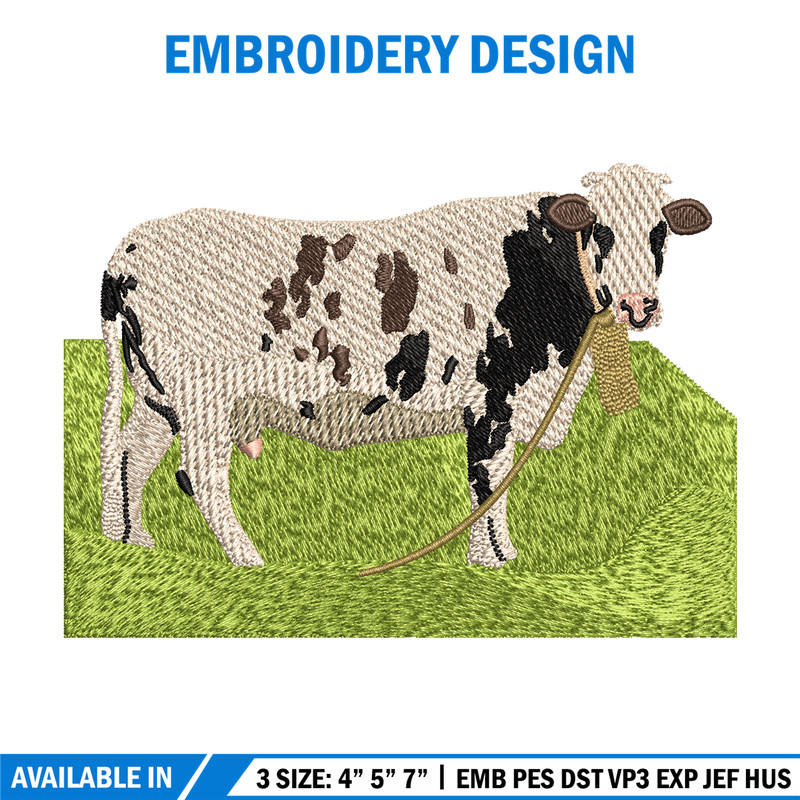 Dairy cow embroidery design, Dairy cow embroidery, logo design, Embroidery shirt, logo shirt, Instant download.jpg