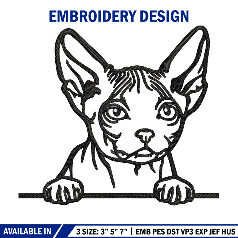 Cat black white embroidery design, Cat embroidery, Embroidery file, Embroidery shirt, Emb design, Digital download.jpg