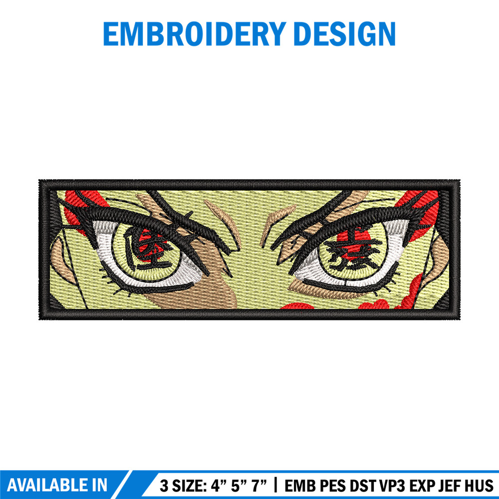 Daki eyes embroidery design, Demon slayer embroidery, Anime design, Embroidery shirt, Embroidery file, Digital download.jpg