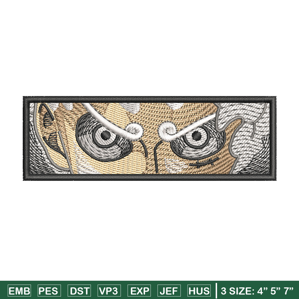 Luffy g5 eyes embroidery design, One piece embroidery, Anime design, Embroidery shirt, Embroidery file, Digital download.jpg