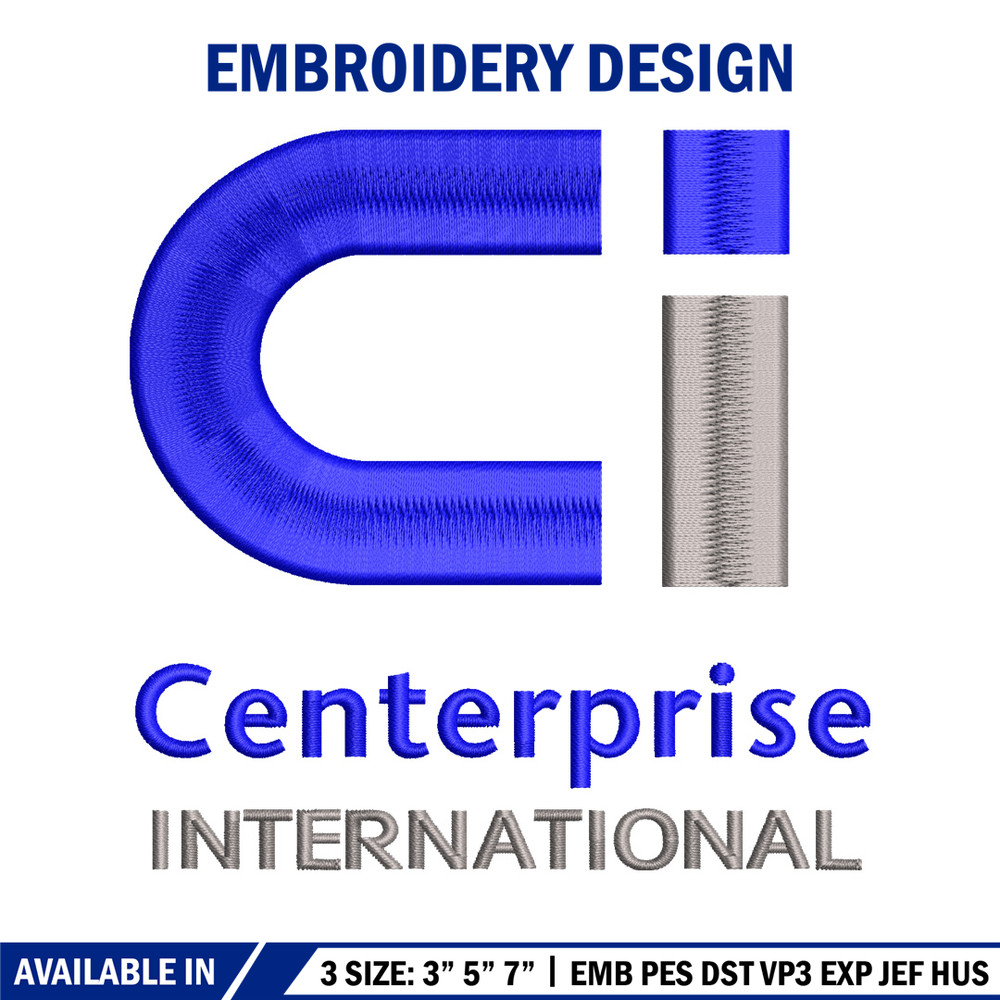 Centerprise International embroidery design, logo embroidery, embroidery file, logo design, logo shirt, Digital download.jpg