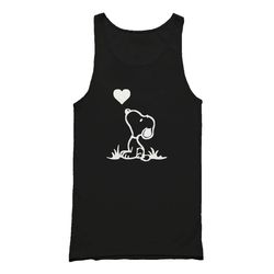 snoopy comic dog tank top