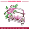 Car flower embroidery design, Car flower embroidery, logo design, embroidery file, logo shirt, Digital download..jpg