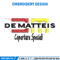 Dematteis logo embroidery design, Dematteis logo embroidery, logo design, Embroidery shirt, logo shirt, Instant download.jpg