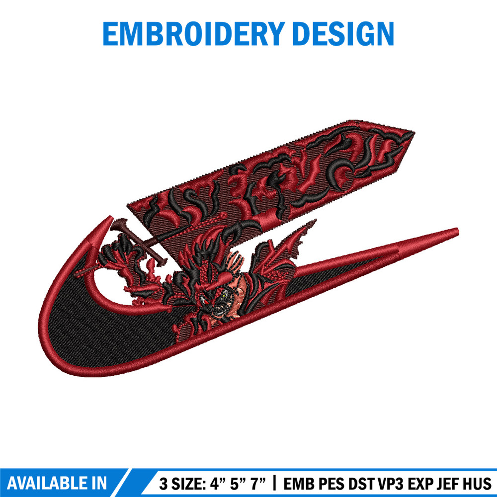 Demon asta embroidery design, Black clover embroidery, Nike design, Embroidery shirt, Embroidery file, Digital download.jpg