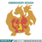 Charizard embroidery design, Pokemon embroidery, Anime design, Embroidery file, Digital download, Embroidery shirt.jpg