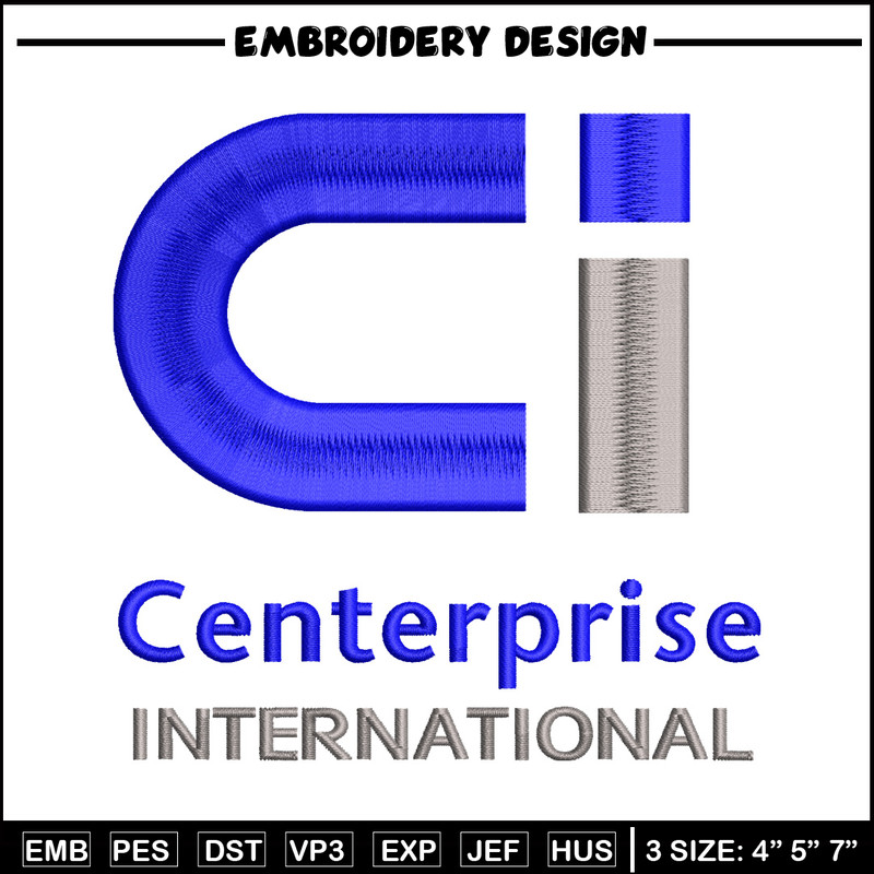 Centerprise International embroidery design, logo embroidery, embroidery file, logo design, logo shirt, Digital download.jpg