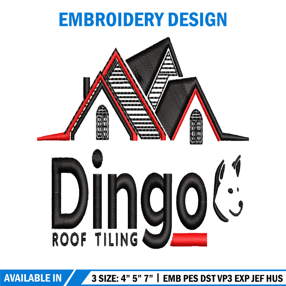 Dingo Logo embroidery design, Dingo Logo embroidery, logo design, embroidery file, logo shirt, Digital download..jpg