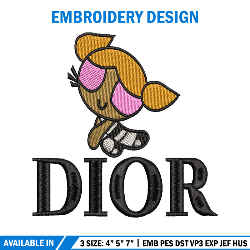 Dior Cartoon Logo embroidery design, Logo embroidery, embroidery file, animal design, logo shirt, Digital download..jpg