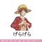 Luffy man embroidery design, One piece embroidery, Anime design, Embroidery file, Embroidery shirt, Digital download.jpg