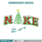 Christmas Nike logo embroidery design, logo embroidery, Nike design, Embroidery shirt, logo shirt, Instant download.jpg