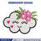 Cloud cute embroidery design, Cloud embroidery, Embroidery file, Embroidery shirt, Emb design, Digital download.jpg