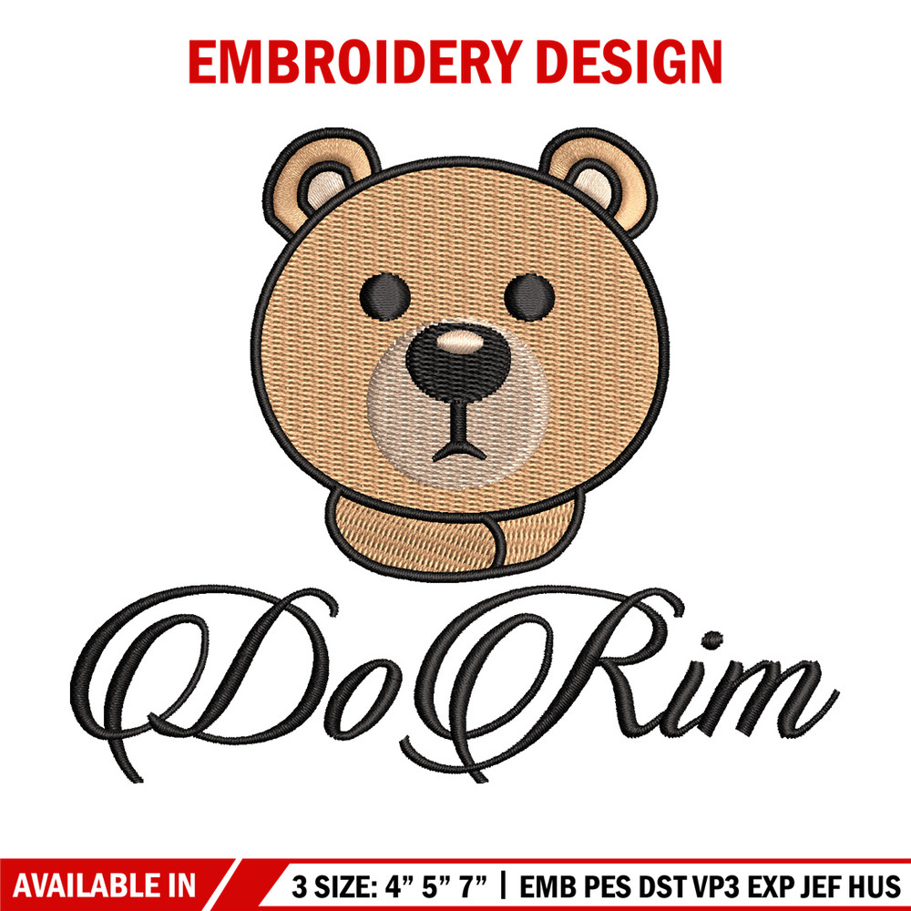 Dorim logo embroidery design, Logo embroidery, Embroidery file, Embroidery shirt, Emb design, Digital download.jpg