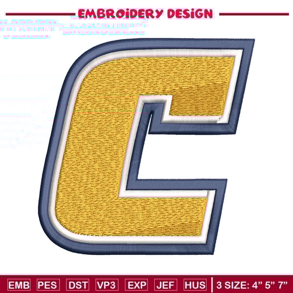 Chattanooga Mocs embroidery design, Chattanooga Mocs embroidery, logo Sport, Sport embroidery, NCAA embroidery..jpg