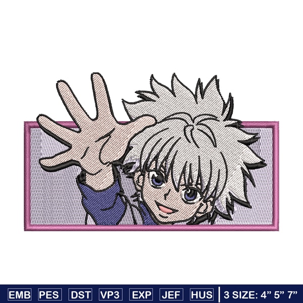 Killua nike embroidery design, Hunter x hunter embroidery, nike design, Logo shirt, anime shirt, digital download.jpg