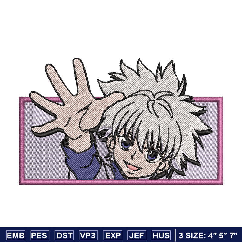 Killua nike embroidery design, Hunter x hunter embroidery, nike design, Logo shirt, anime shirt, digital download.jpg
