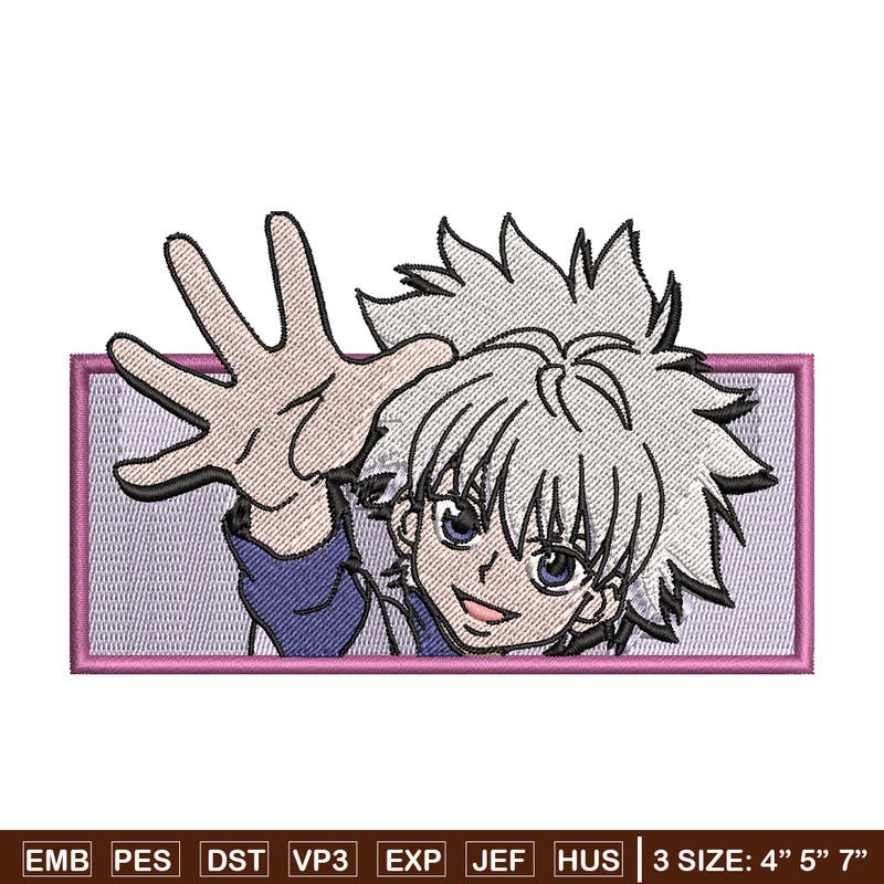 Killua nike embroidery design, Hunter x hunter embroidery, nike design, Logo shirt, anime shirt, digital download.jpg