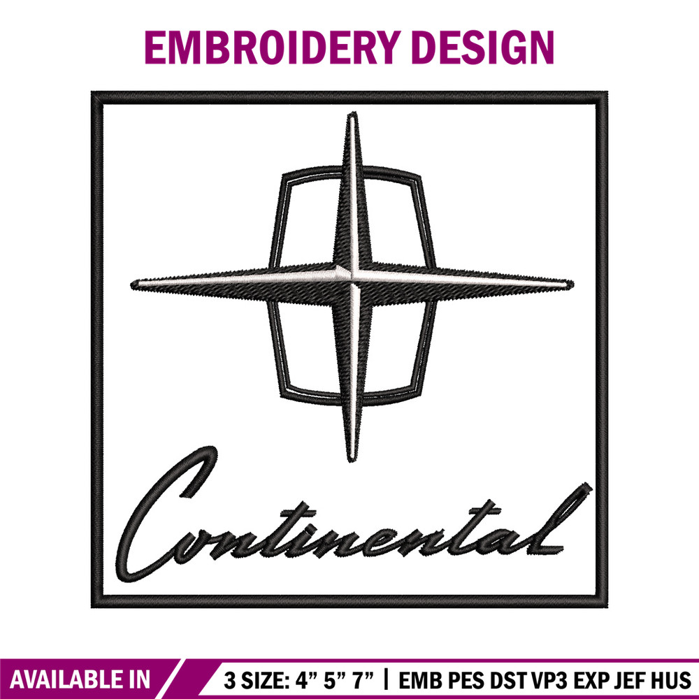 Continental logo embroidery design, Continental logo embroidery, logo design, embroidery file, Digital download..jpg
