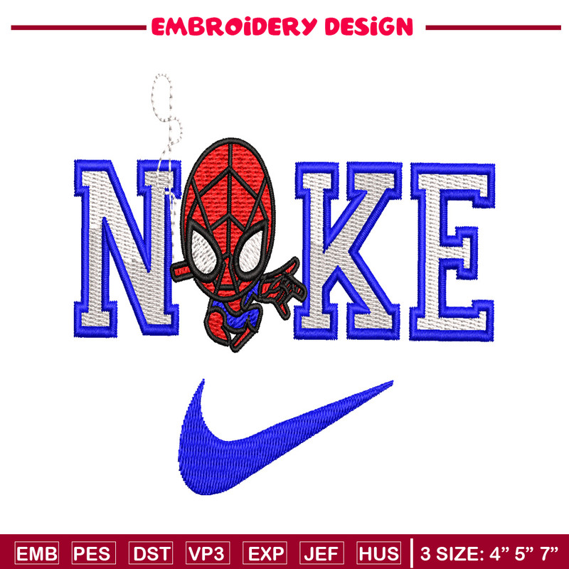 Chibi Spiderman embroidery design, Chibi Spiderman embroidery, logo design, embroidery file, Digital download..jpg