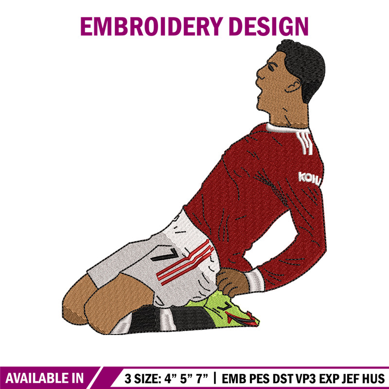 Cristiano Ronaldo embroidery design, Cristiano Ronaldo embroidery, logo design, Embroidery shirt, Instant download.jpg