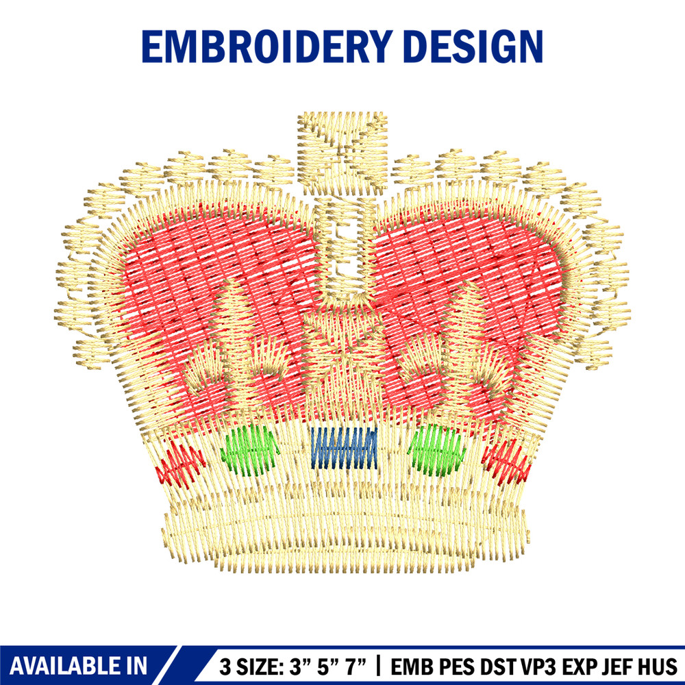 Crown embroidery design, Crown logo embroidery, logo design, Embroidery shirt, logo shirt, Instant download.jpg