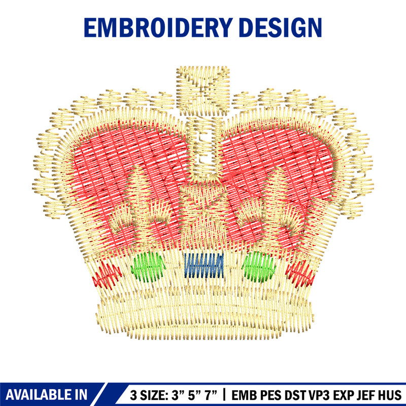 Crown embroidery design, Crown logo embroidery, logo design, Embroidery shirt, logo shirt, Instant download.jpg