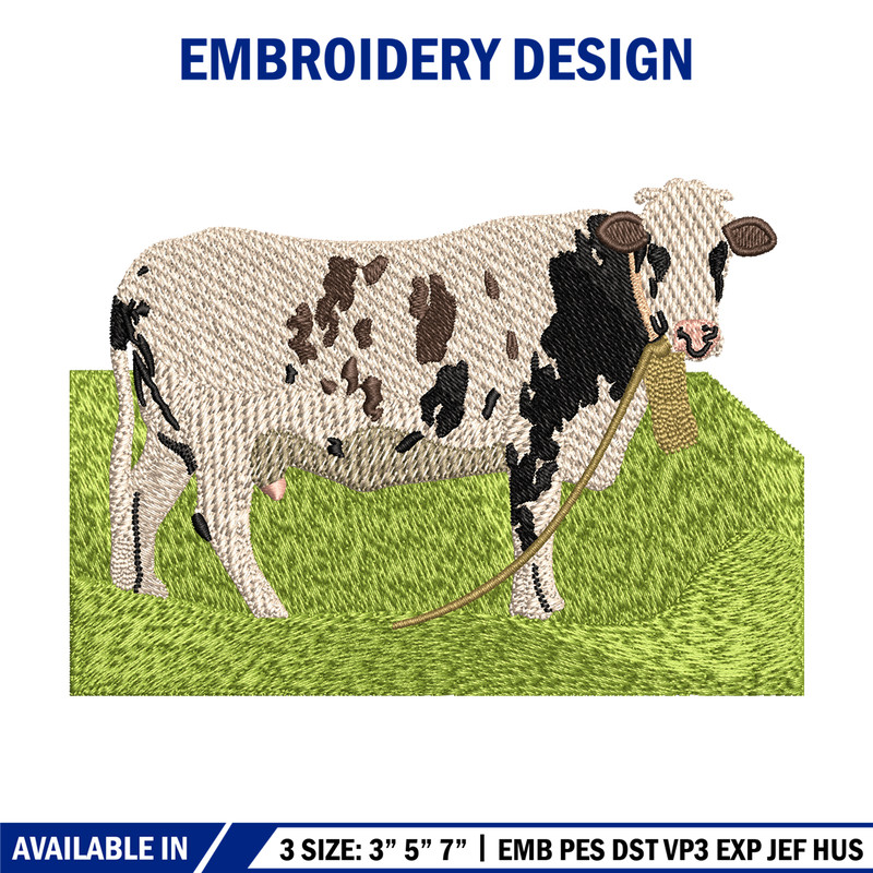 Dairy cow embroidery design, Dairy cow embroidery, logo design, Embroidery shirt, logo shirt, Instant download.jpg