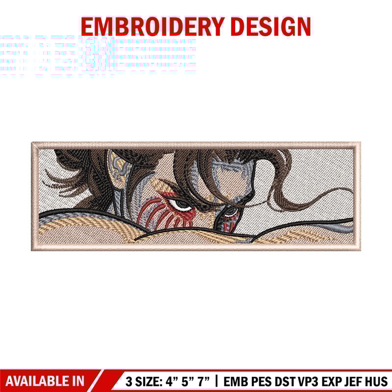 Eren Fallen Angel embroidery design, Aot embroidery, Anime design, Embroidery shirt, Embroidery file, Digital download.jpg