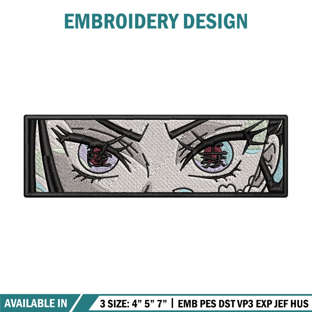 Daki eyes embroidery design, Daki embroidery, Embroidery shirt, Embroidery file, Anime design, Digital download.jpg