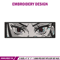 Daki eyes embroidery design, Daki embroidery, Embroidery shirt, Embroidery file, Anime design, Digital download.jpg