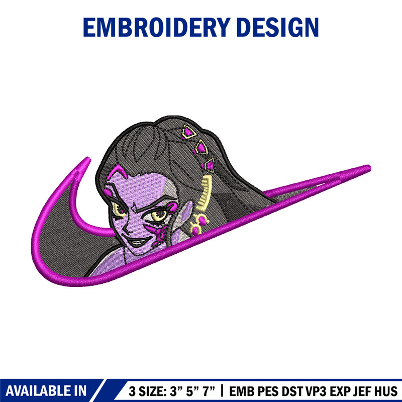 Daki nike embroidery design, Kimetsu no Yaiba embroidery, nike design, anime design, anime shirt, Digital download.jpg