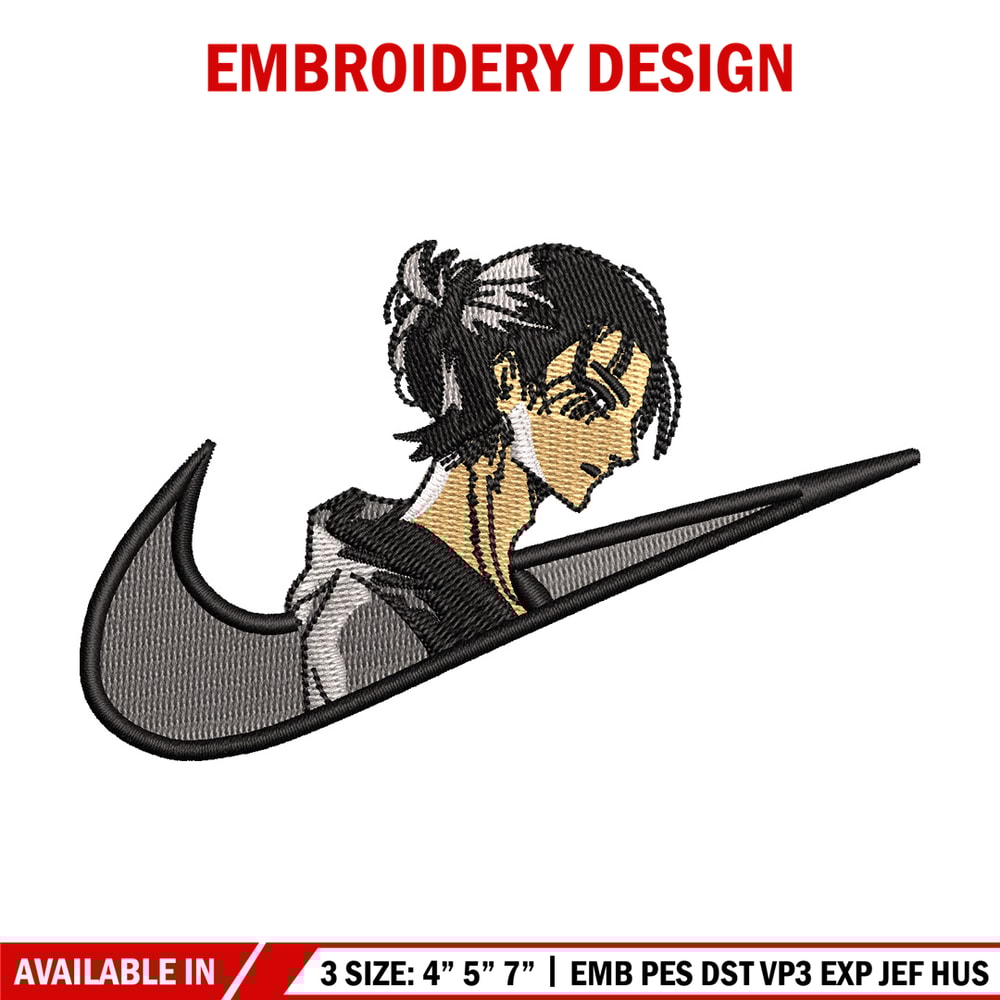 Eren x nike embroidery design, Aot embroidery, Embroidery file, Embroidery shirt, Nike design, Digital download.jpg