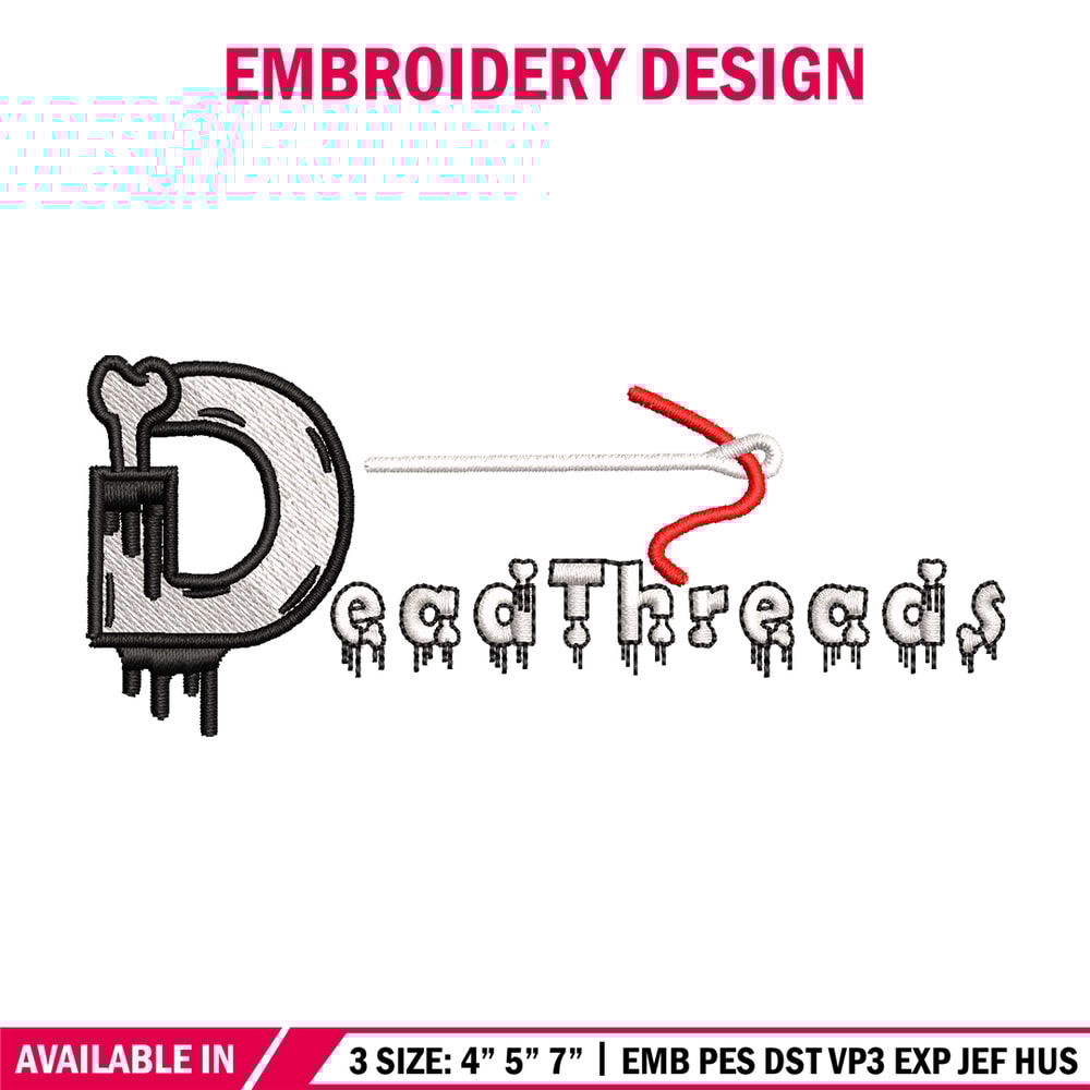 Death logo embroidery design, Death logo embroidery, logo design, Embroidery shirt, logo shirt, Instant download.jpg