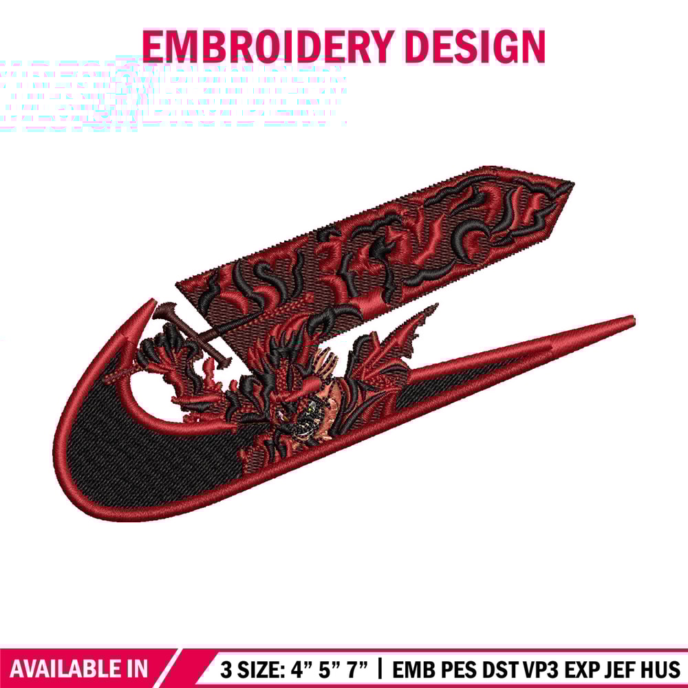 Demon asta embroidery design, Black clover embroidery, Nike design, Embroidery shirt, Embroidery file, Digital download.jpg