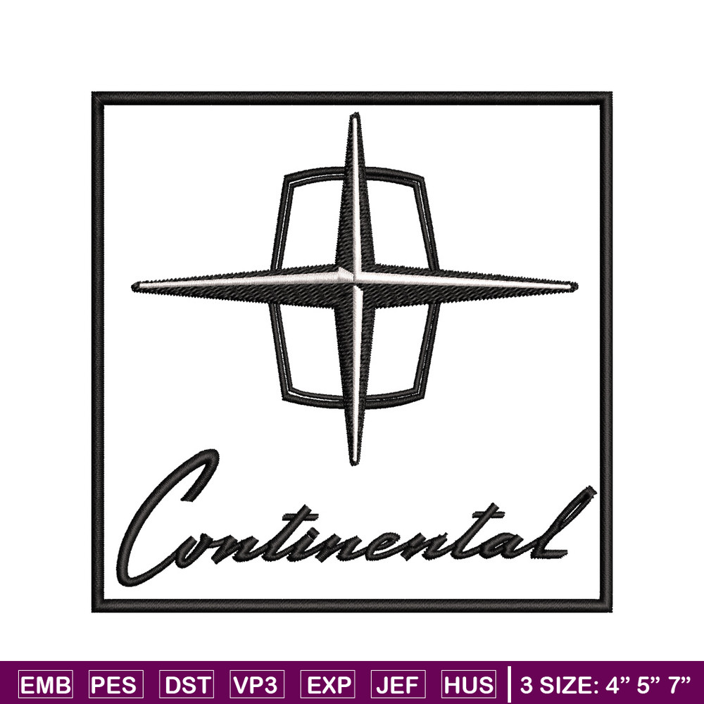 Continental logo embroidery design, Continental logo embroidery, logo design, embroidery file, Digital download..jpg