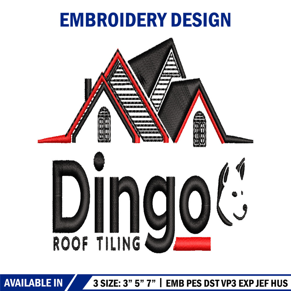 Dingo Logo embroidery design, Dingo Logo embroidery, logo design, embroidery file, logo shirt, Digital download..jpg