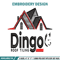 Dingo Logo embroidery design, Dingo Logo embroidery, logo design, embroidery file, logo shirt, Digital download..jpg