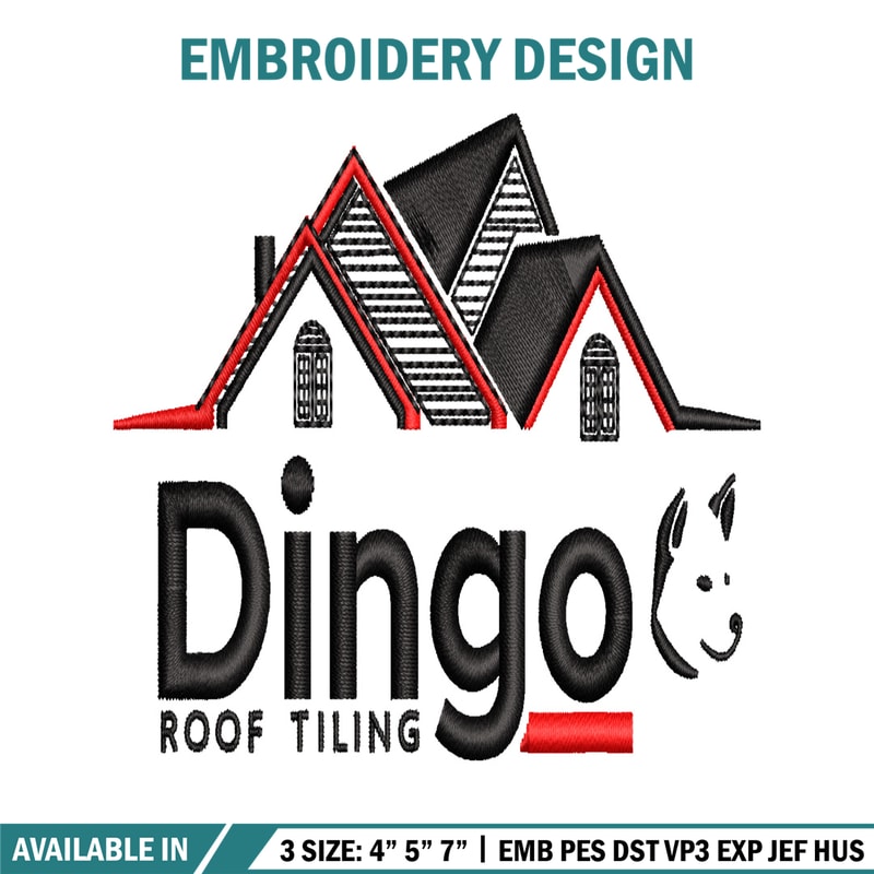 Dingo Logo embroidery design, Dingo Logo embroidery, logo design, embroidery file, logo shirt, Digital download..jpg