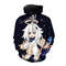 Paimon Genshin Impact All Over Print 3D Hoodie Zip Hoodie, Paimon Genshin Impact Hoodie 3D Zip Hoodie Fleece Hoodie