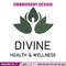Divine logo embroidery design, Logo embroidery, Embroidery file, Embroidery shirt, Emb design, Digital download.jpg