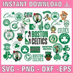 37 files boston celtics bundle svg, nba sports, boston celtics basketball logo, basketball bundle svg, boston celtics