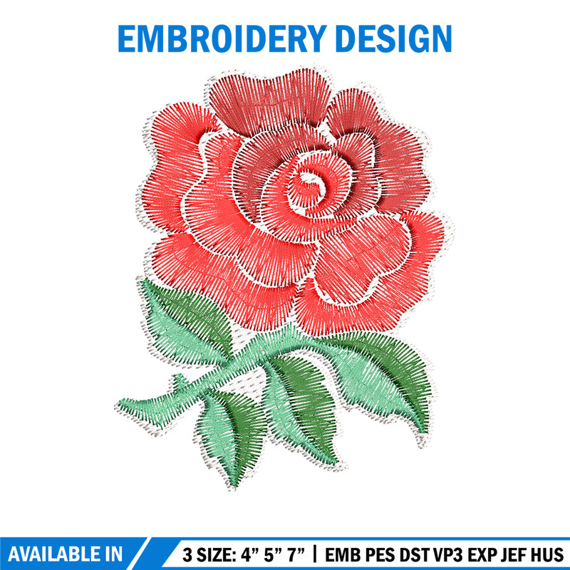 Flower Rose embroidery design, Flower Rose logo embroidery, logo design, Embroidery shirt, logo shirt, Instant download.jpg