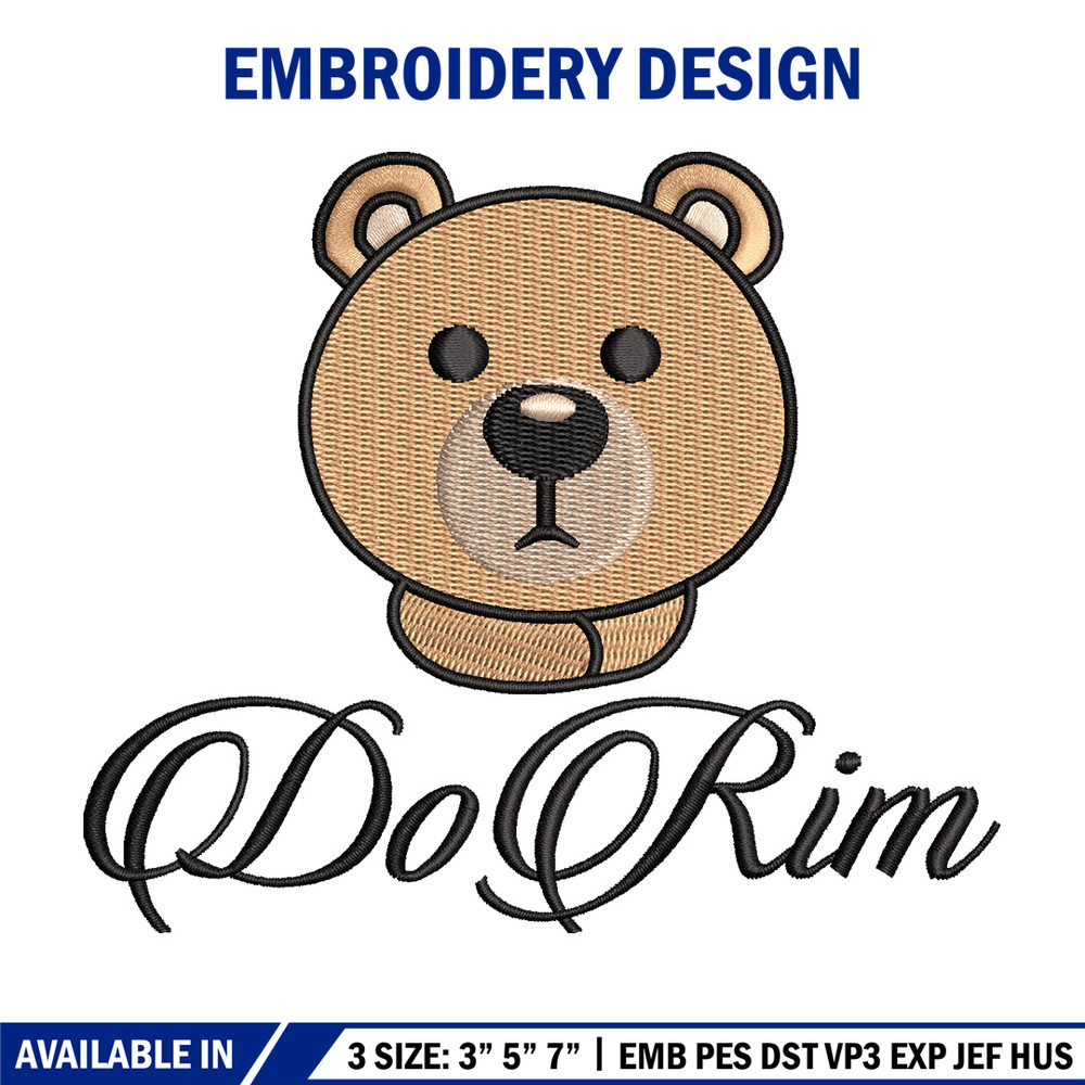 Dorim logo embroidery design, Logo embroidery, Embroidery file, Embroidery shirt, Emb design, Digital download.jpg