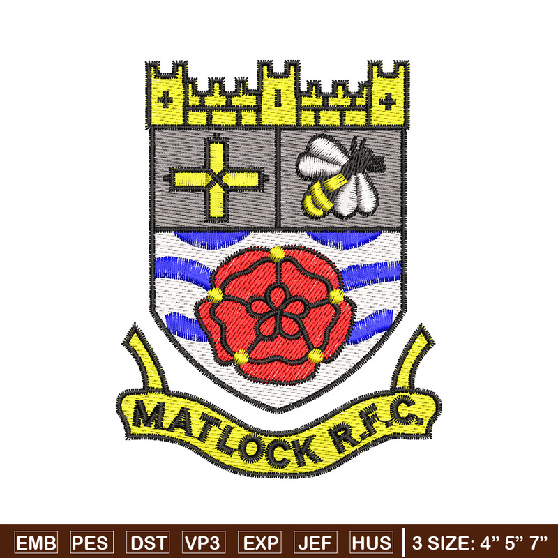 Matlock Rugby Club embroidery design, Matlock Rugby Club embroidery, logo design, Embroidery file, Instant download..jpg