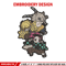 Friends chibi embroidery design, Tanjiro embroidery, Anime design, Embroidery shirt, Embroidery file, Digital download.jpg